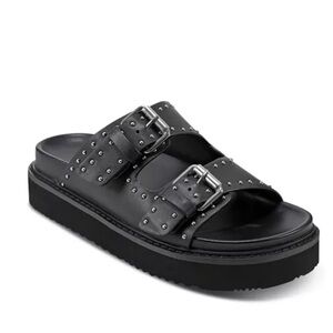 Worn once Marc Fisher LTD Agusta Studded Slide Sandal